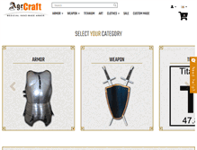 Tablet Screenshot of ageofcraft.com